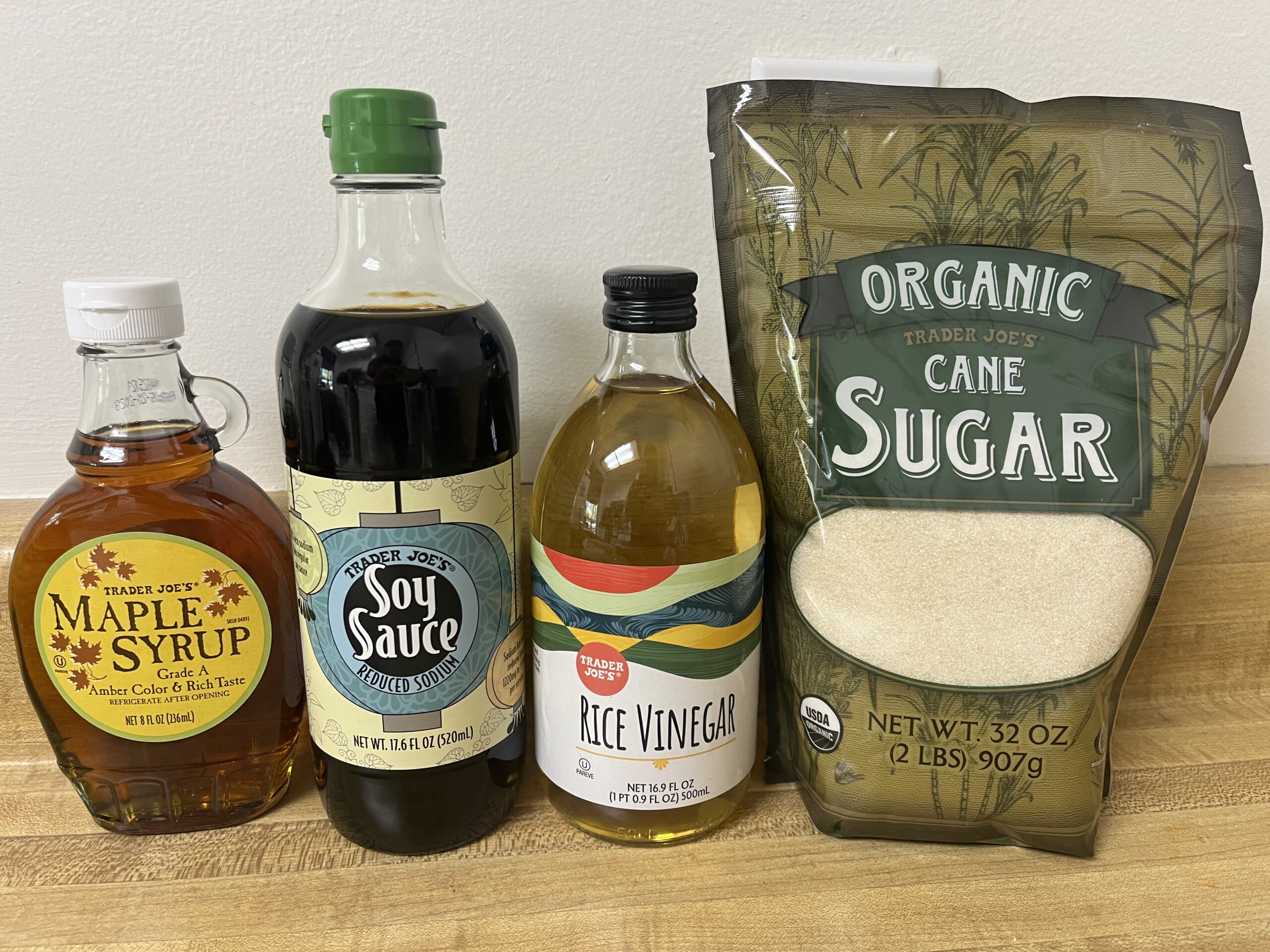 Trader Joe’s ingredients for Easy Teriyaki Chicken
